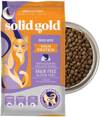 High Protein Wild Alaskan Pollock & Eggs Recipe Grain-Free Dry Cat Food, 12-lb bag