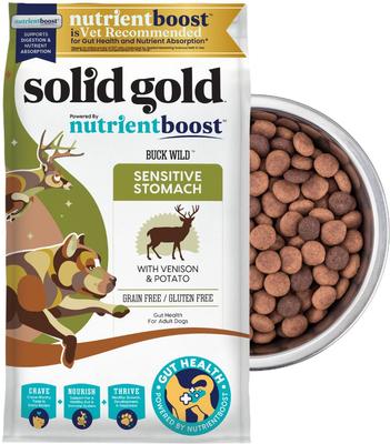 Sensitive Stomach Gut Health Wild Venison & Potato Grain-Free Dry Dog Food, 22-lb bag