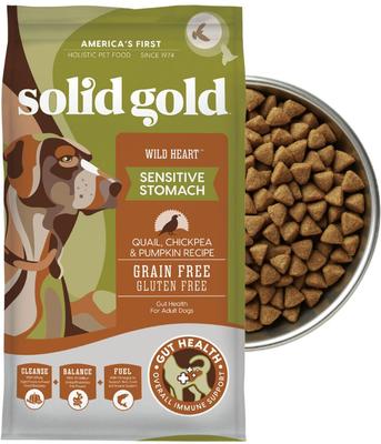 Sensitive Stomach Grain-Free Quail, Chickpea & Pumpkin Dry Dog Food, 24-lb bag