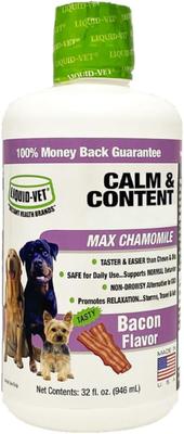 Calm & Content Support Pot Roast Flavor Liquid Calming Supplement for Dogs, 32-fl oz bottle