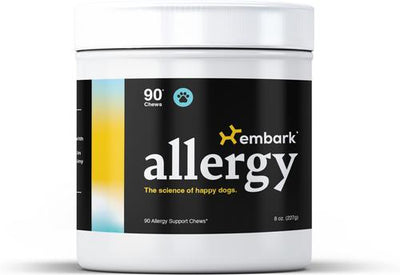 Allergy Bacon Flavored Soft Chew Skin & Coat Supplement for Dogs, 90 count