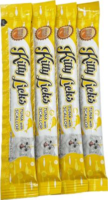 Kitty Licks Tuna Variety Lickable Cat Treats, 60 count