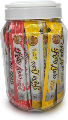 Kitty Licks Tuna Variety Lickable Cat Treats, 60 count