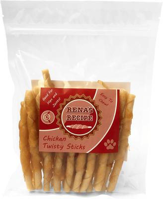 Chicken Twisty Sticks Dog Chew Treats, 8-oz bag, 1 count