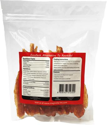 Palitos de filete de pollo para masticar, 8 unidades