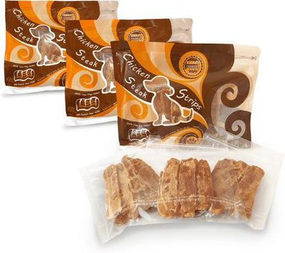 Chicken Steak Strips Dog Jerky Treats, 90 count