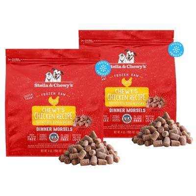 Dandy Lamb Morsels Frozen Raw Dog Food, 4-lb bag