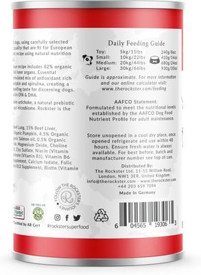 Comida húmeda para perros Boeuf Du Cap, lata de 12 oz, caja de 12