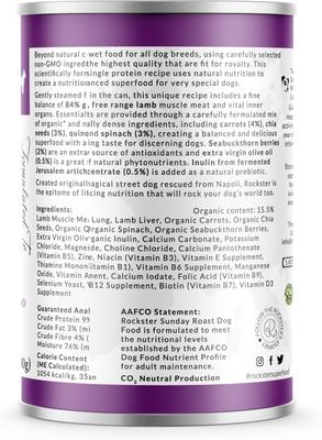 Sunday Roast Wet Dog Food, 12-oz can, case of 12