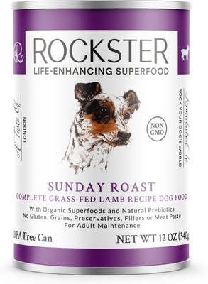 Sunday Roast Wet Dog Food, 12-oz can, case of 12