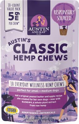 Calming 5mg Broad Spectrum Hemp Chews Supplement for Dogs, 30 count