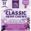 Calming 5mg Broad Spectrum Hemp Chews Supplement for Dogs, 30 count