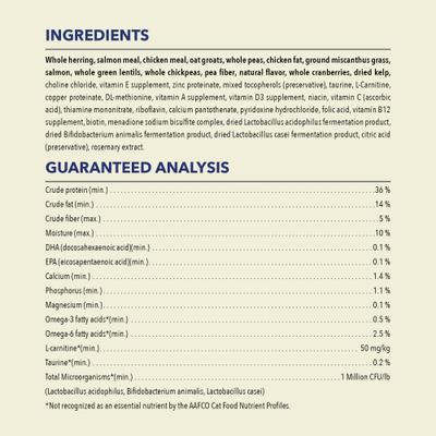 Indoor Entree Fish Dry Cat Food, 4-lb bag