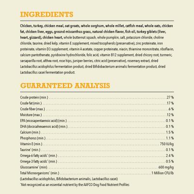 Free-Run Poultry Wholesome Grains Dry Dog Food, 32-lb bag