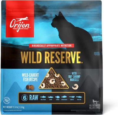 Wild Reserve Wild-Caught Fish Dry Cat Food Recipe, 3.5-lb bag
