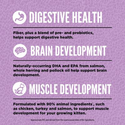 Wild Reserve Free-run Chicken & Wild-Caught Fish Kitten Dry Cat Food, 3.5-lb bag