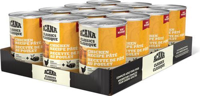 Comida húmeda para perros Classics Chicken Pate, lata de 12.5 oz, caja de 12