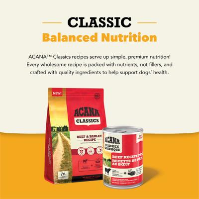 Classics Beef Pate Wet Dog Food, 12.5-oz can, case of 12