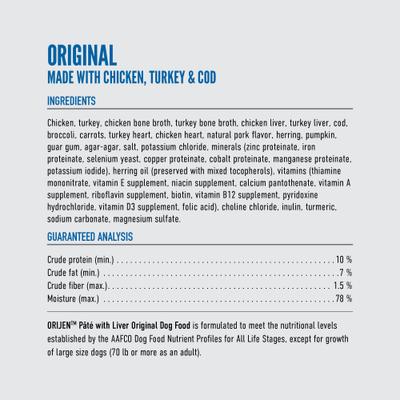 Original Pate with Liver Wet Dog Food, 12.8-oz, case of 12