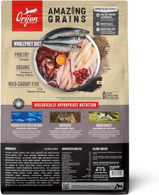 Amazing Grains Fit & Trim High-Protein Dry Dog Food, 4-lb bag