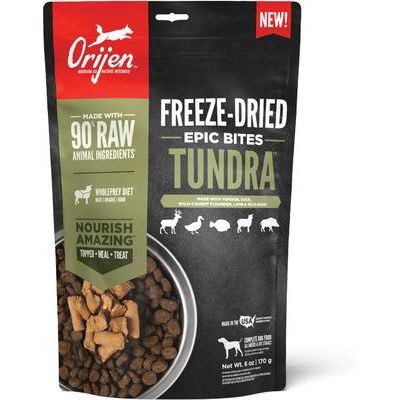 Alimento seco liofilizado para perros Tundra Epic Bites, bolsa de 177 g
