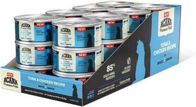 Premium Tuna & Chicken in Bone Broth Pate Wet Cat Food, 3-oz can, case of 24