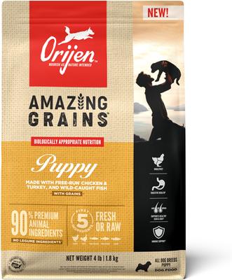 Amazing Grains High-Protein Puppy Dry Dog Food, 4-lb bag