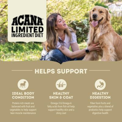 Bundle: ACANA Premium Chunks Duck Recipe in Bone Broth Wet Food + Singles Limited Ingredient Duck & Pear Dry Dog Food