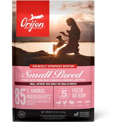 Alimento seco para perros de razas pequeñas, alto en proteínas y sin cereales, bolsa de 4.5 kg