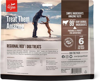 Regional Red Grain-Free High-Protein Freeze-Dried Dog Treats, 3.25-oz bag