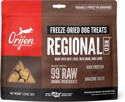 Regional Red Grain-Free High-Protein Freeze-Dried Dog Treats, 3.25-oz bag