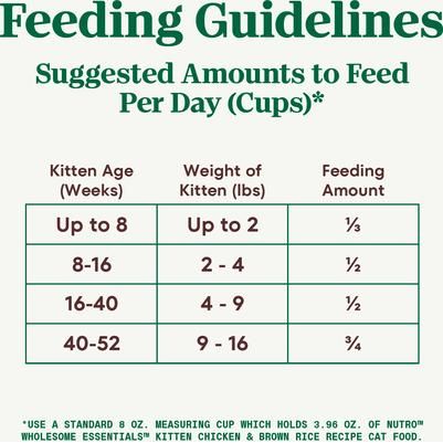 Alimento seco para gatos Wholesome Essentials con receta de pollo y arroz integral para gatitos, bolsa de 3 lb