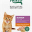 Bundle: Kitten Variety Pack: Nutro Perfect Portions Variety Pack Pate Wet Food, 2.6-oz, case of 12 twin-packs + Greenies Smartbites Chicken Flavor Crunchy Treat, 16-oz tub + Nutro Wholesome Essentials Chicken & Brown Rice Recipe Dry Food, 3-lb bag