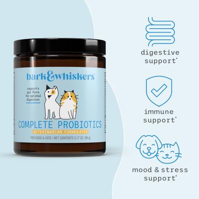 Complete Probiotics Dog & Cat Supplement, 3.17-oz jar