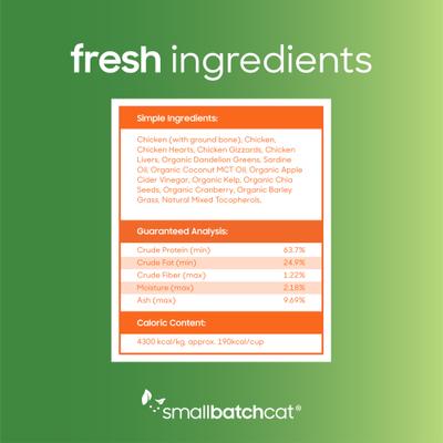 Non-GMO Chicken Meal Bites Freeze-Dried Cat Food, 10-oz bag, 10-oz bag, bundle of 2