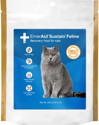 EmerAid Sustain Feline Recovery Food, 4.4-lb bag
