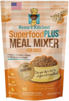 SuperfoodPLUS Meal Mixers Beef Grain-Free Dog Food Topping, 5-oz bag