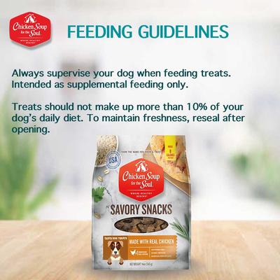 Savory Snacks Chicken Dog Treats, 16-oz bag