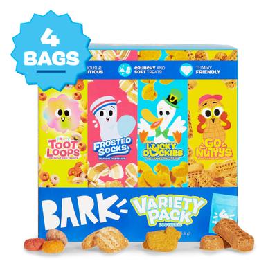 Paquete variado de golosinas para perros, 16 oz