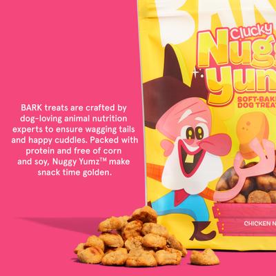 Clucky Nuggy Yumz Chicken Nugget Recipe Soft Baked Dog Treats, 10-oz bag