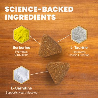 Veterinary Strength Healthy Heart Cardio Pro Chicken Flavored Soft Chew Heart Supplement for Dogs & Cats, 60 count