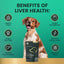 Veterinary Strength Liver Health Hepaticlear Pro Chicken Flavored Soft Chew Liver Supplement for Dogs, 60 count