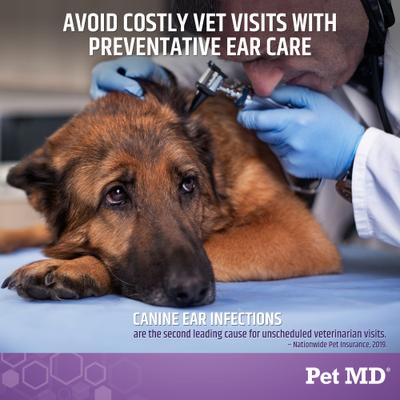 Tris Flush Dog & Cat Ear Cleaner, 12-fl oz bottle