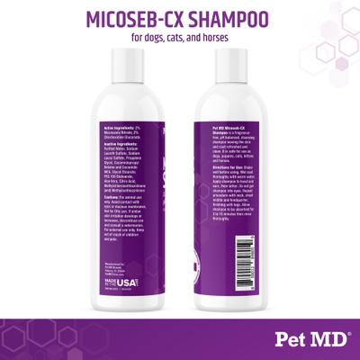 Micoseb-CX Anti-Fungal Medicated Pet Shampoo, 12-oz bottle