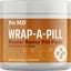 Wrap-A-Pill Peanut Butter Flavored Pill Paste Nutritional Supplement for Dogs & Cats, 4.2-oz tub
