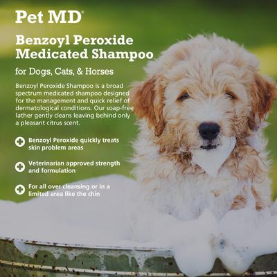 Benzoyl Peroxide Dog & Cat Shampoo, 12-fl oz bottle