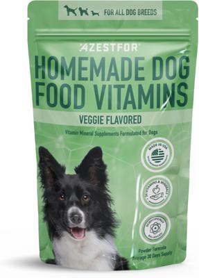 Homemade Dog Food Veggie Flavored Powder Multivitamins for Dogs, 1-lb bag