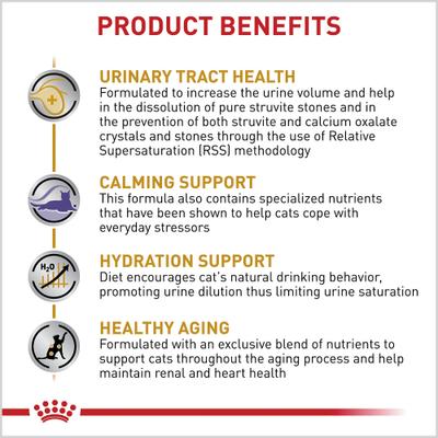 Multifunction Urinary SO Aging 7+ & Calm Loaf in Sauce Wet Cat Food, 5.1-oz can, case of 24