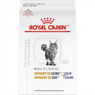 Multifunction Urinary SO Aging 7+ & Calm Dry Cat Food, 17.6-lb bag