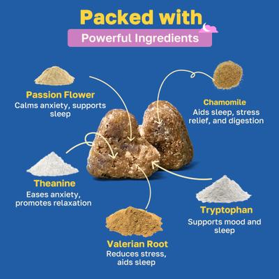 Calming Soft Chews Supplement for Dogs, 100 count